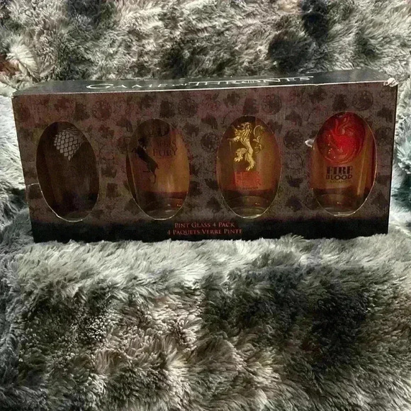 NWOT  Game of Thrones Pint Glasses - Picture 14 of 14